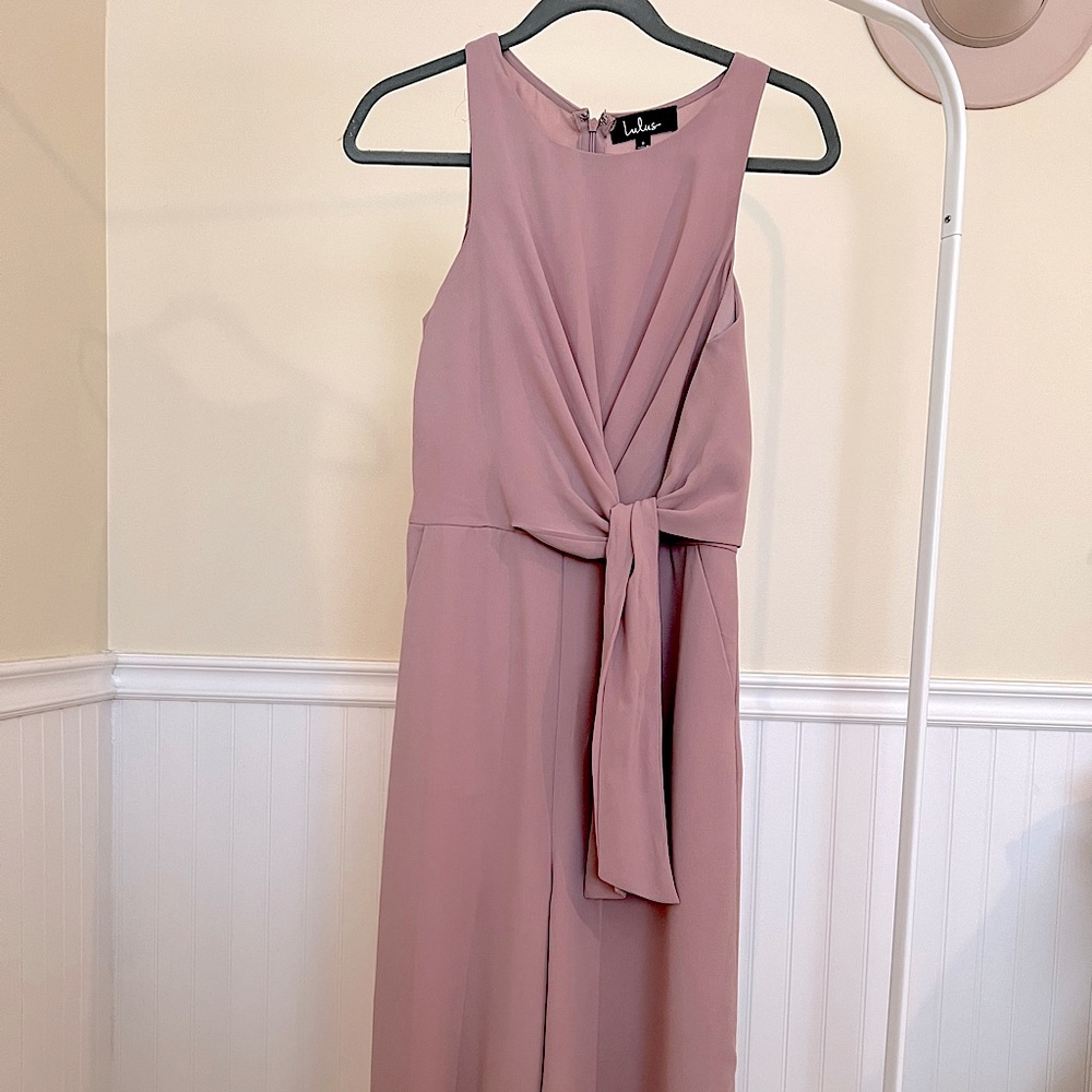 Lulu’s Blush Pink Jumpsuit